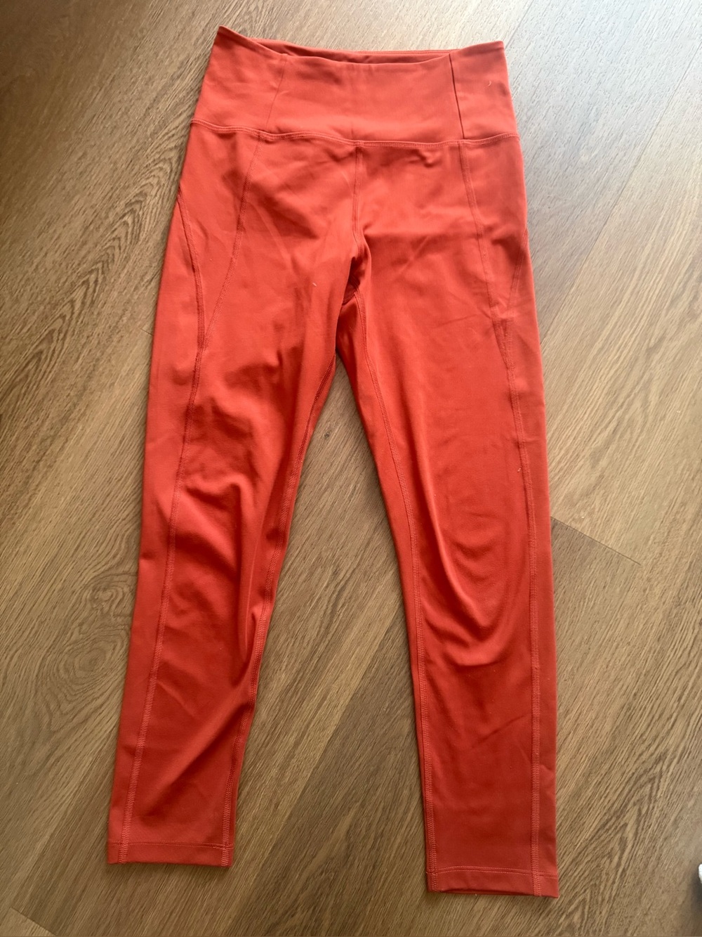 Girlfriend Collective Orange Red Leggings